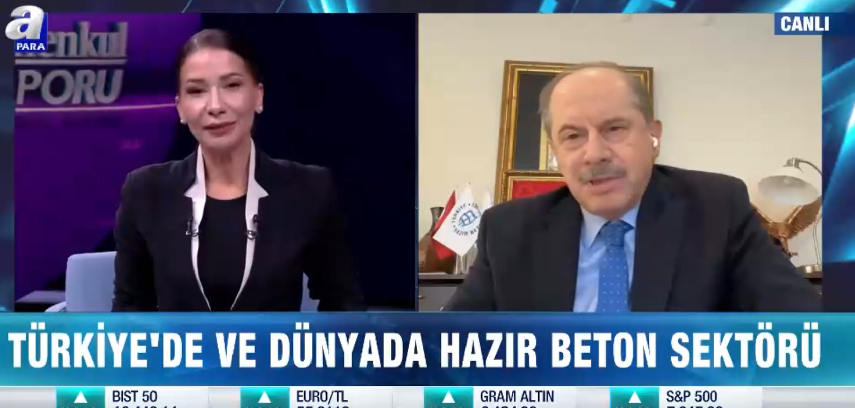 THBB Başkanı Yavuz Işık A Para canlı yayınına konuk oldu (2)